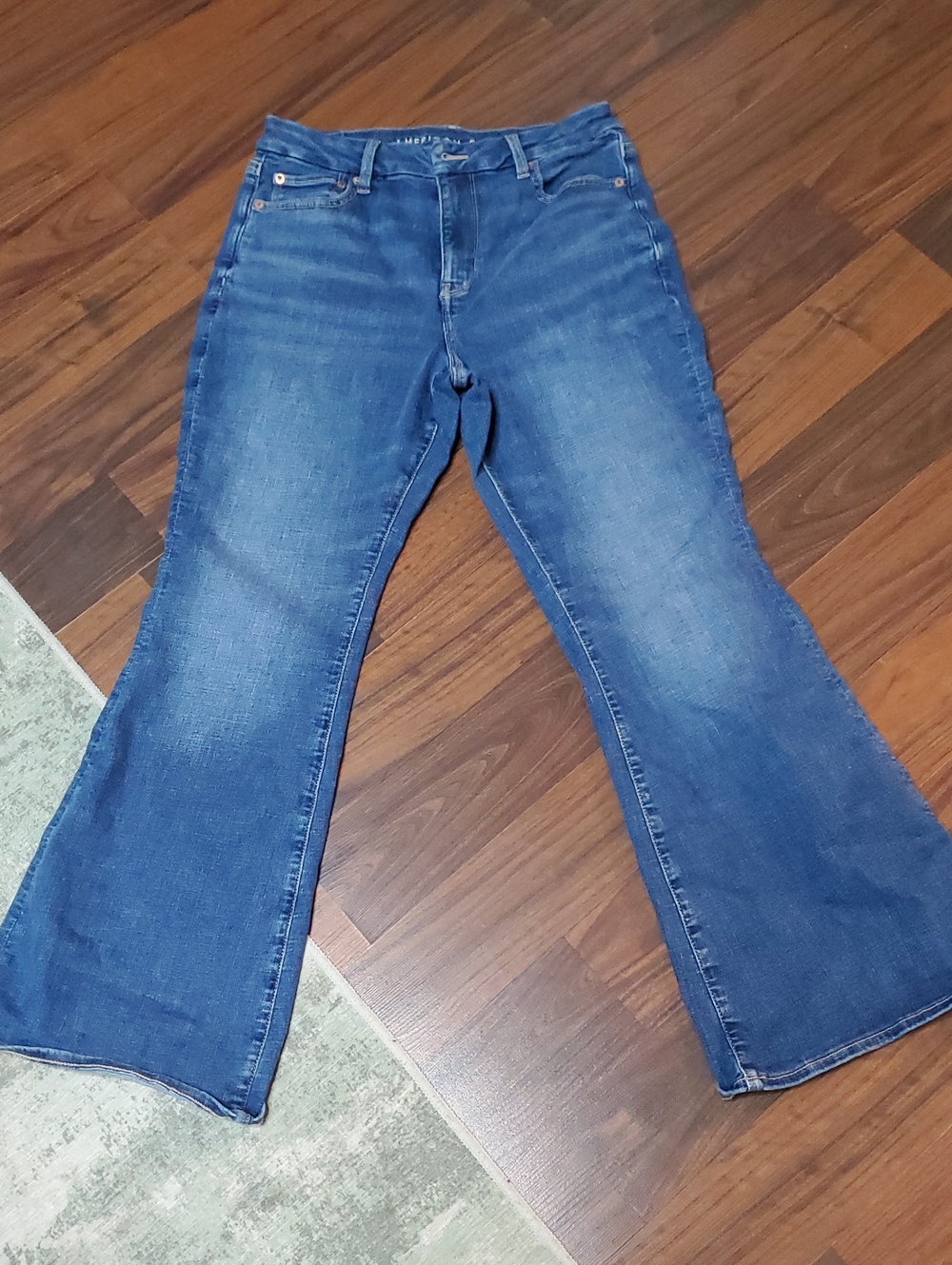 American Eagle Outfitters Dark Blue Flare Jeans